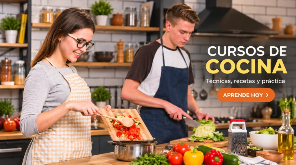 cursos de cocina gratis para desarrollar nuevas habilidades ¡Comienza ahora!