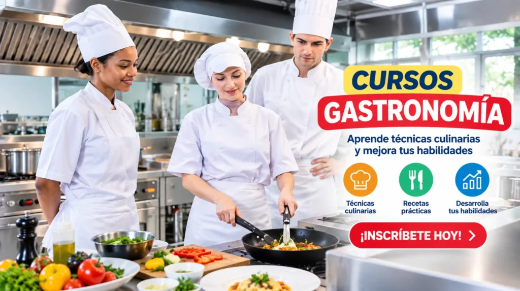 cursos gastronomía para aprender técnicas culinarias y mejorar tus habilidades
