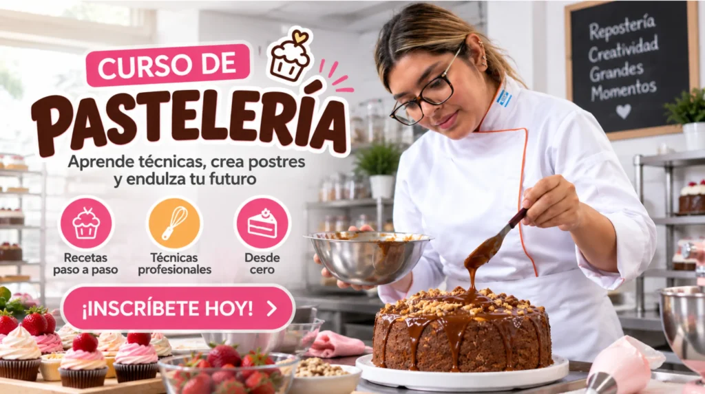 curso de pasteleria para dominar recetas y técnicas esenciales