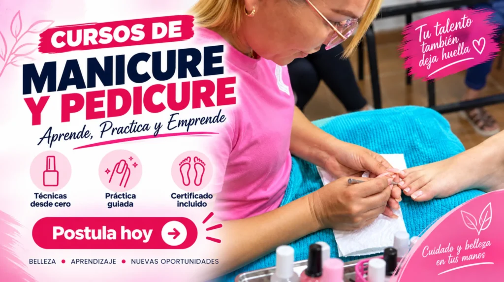 cursos de manicure y pedicure con aprendizaje práctico ¡Conoce más!