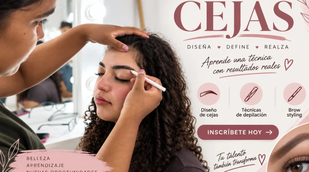 curso de cejas para aprender diseño y definición ¡Empieza ahora!