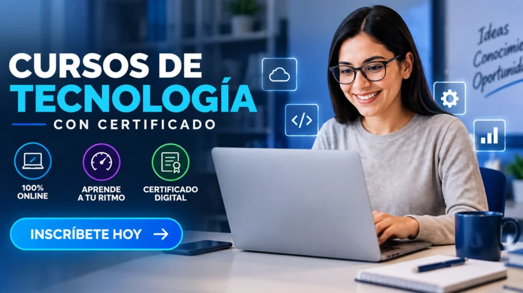 cursos de tecnología con certificado ¡Conoce más!