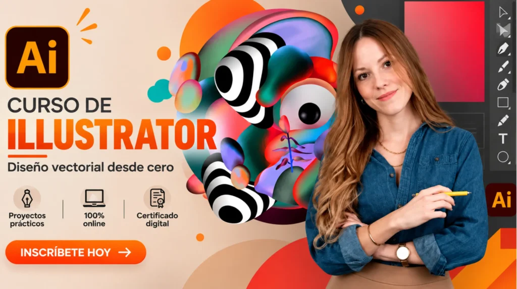 curso de Illustrator con técnicas prácticas