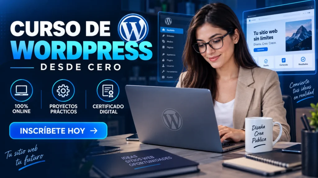 curso de WordPress desde cero ¡Empieza hoy!