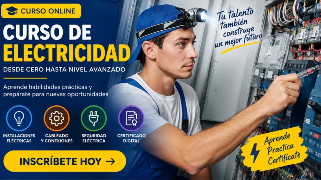 cursos electricidad para aprender desde cero