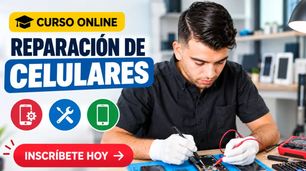 curso de reparación de celulares ¡Inscríbete ahora!