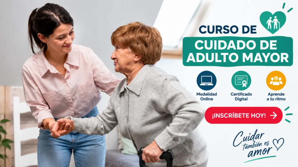 curso de cuidado de adulto mayor para brindar una atención responsable ¡Conoce más!