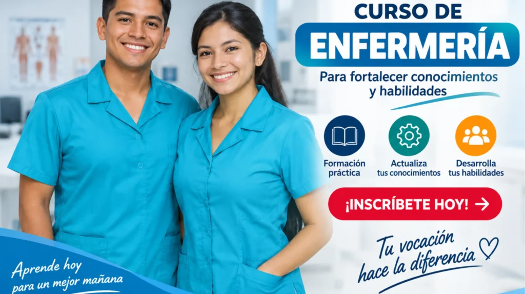cursos enfermeria para fortalecer conocimientos y habilidades de atención ¡Empieza ahora!